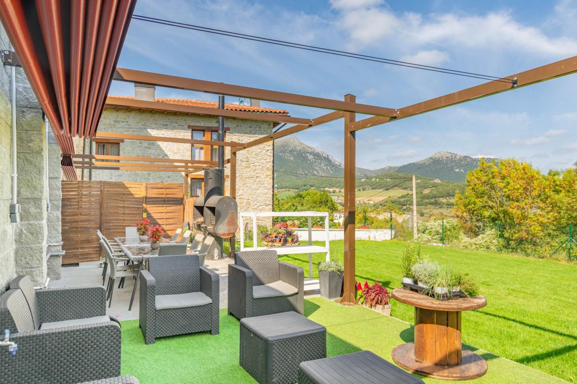 Acogedora Casa Rural Con Jardin Y Barbacoa Proxima A Pamplona Ilzarbe Eksteriør bilde